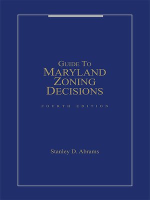 cover image of Guide to Maryland Zoning Decisions
